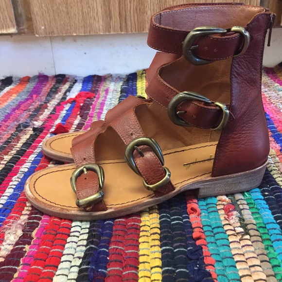 Free People Brick Ludlow Boot Sandals - Picture 4 of 8